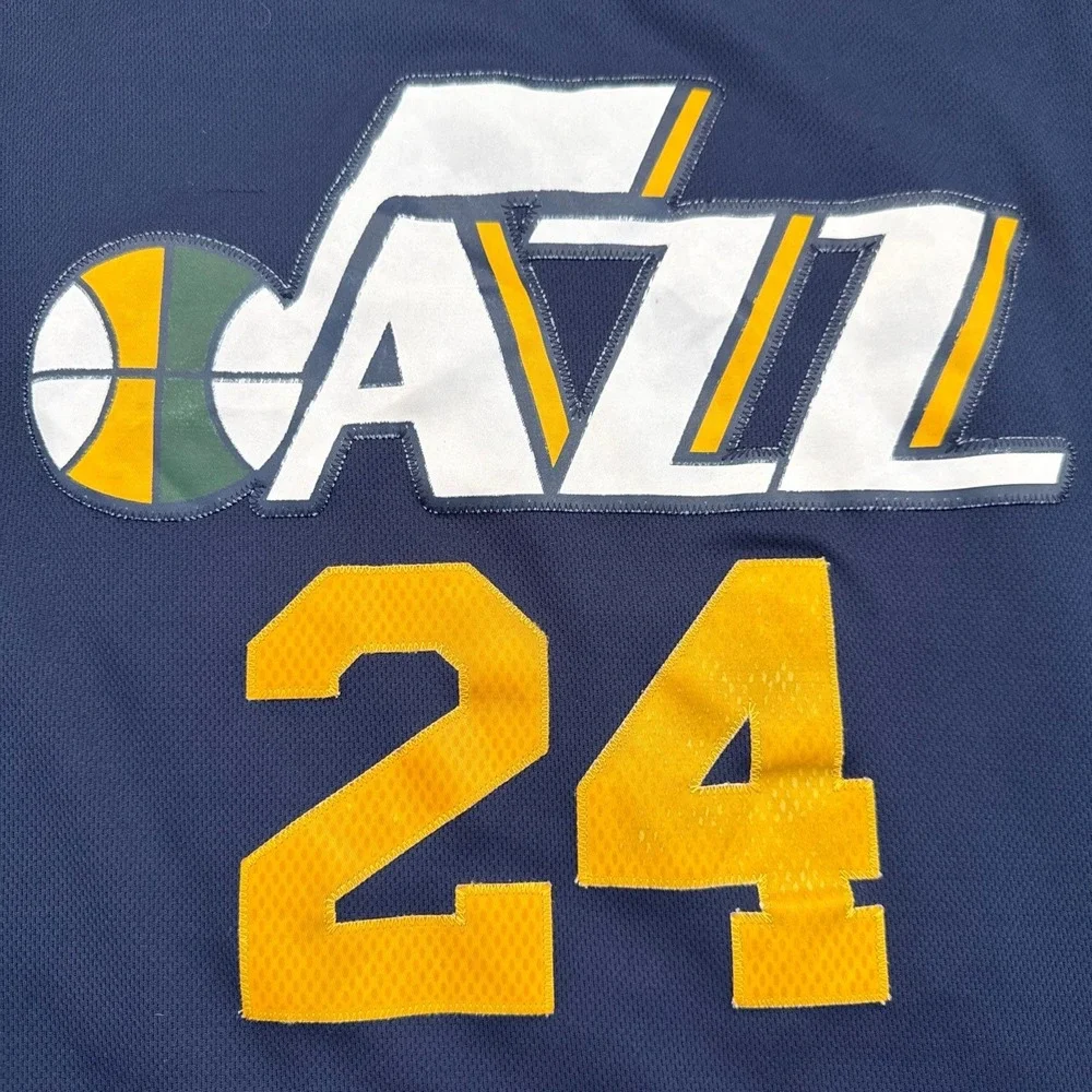Adidas NBA Utah Jazz Paul Millsap 24 Jersey Navy Blue XL 7912A Y2K 2000s